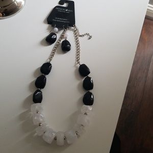 Necklace and earrings